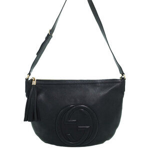 Gucci Soho shoulder bag Leather Tassel Interlocking GG